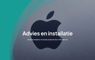 Advies en installatie van Apple-werkplekken op maat