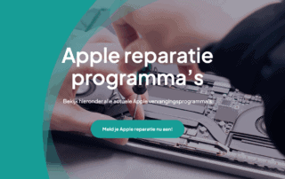 Apple reparatie programma’s